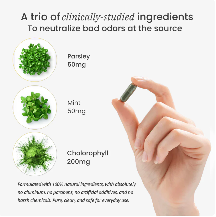 Natural Bioactive Probiotic for Odor & Halitosis Control