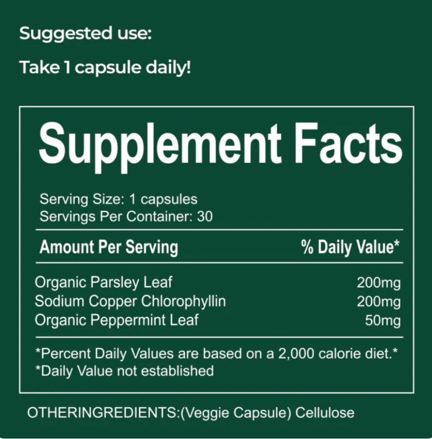 Natural Bioactive Probiotic for Odor & Halitosis Control